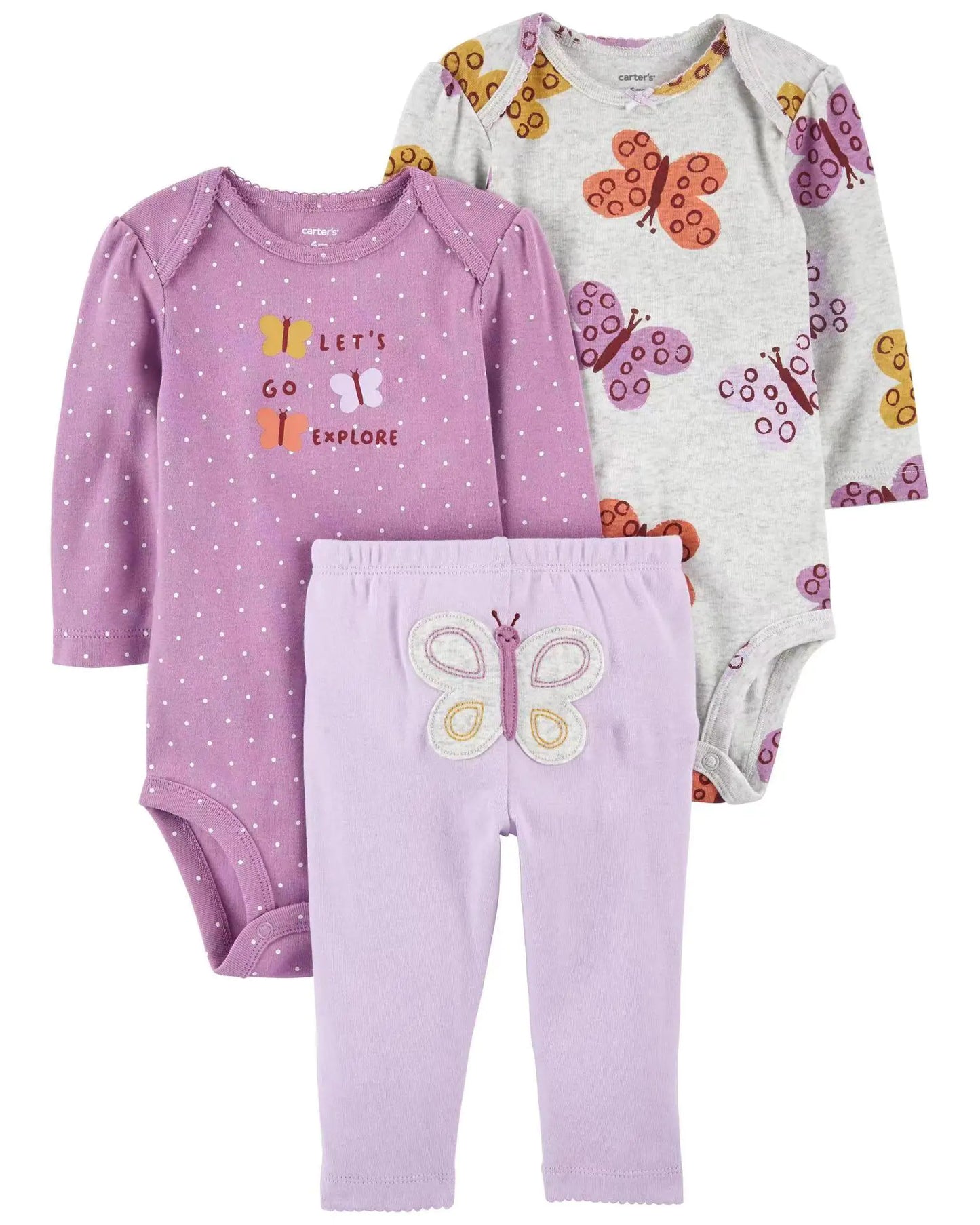Spring Autumn Baby Clothing Set - 3 Pieces for Infants