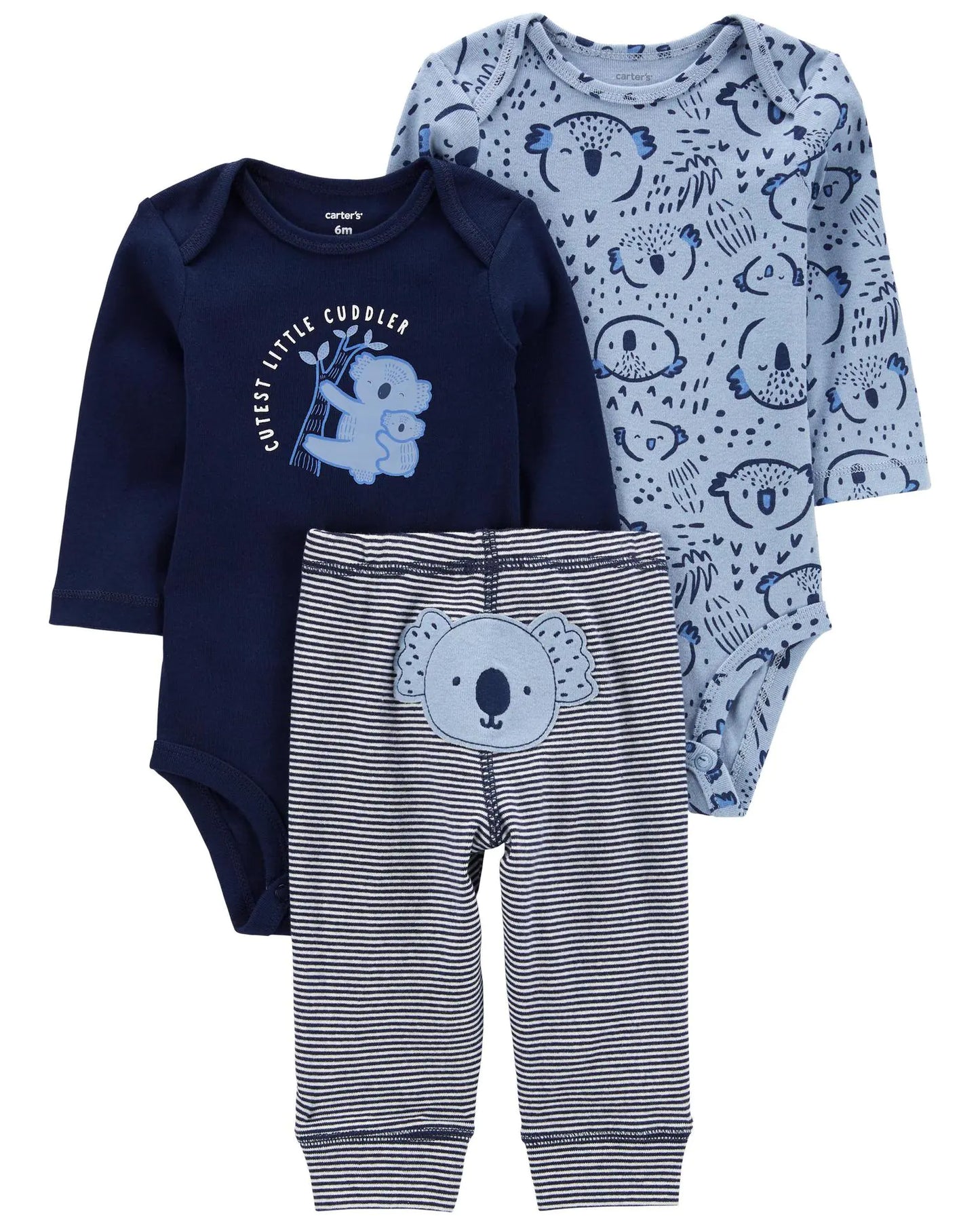 Spring Autumn Baby Clothing Set - 3 Pieces for Infants
