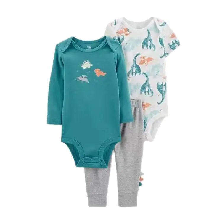 Spring Autumn Baby Clothing Set - 3 Pieces for Infants
