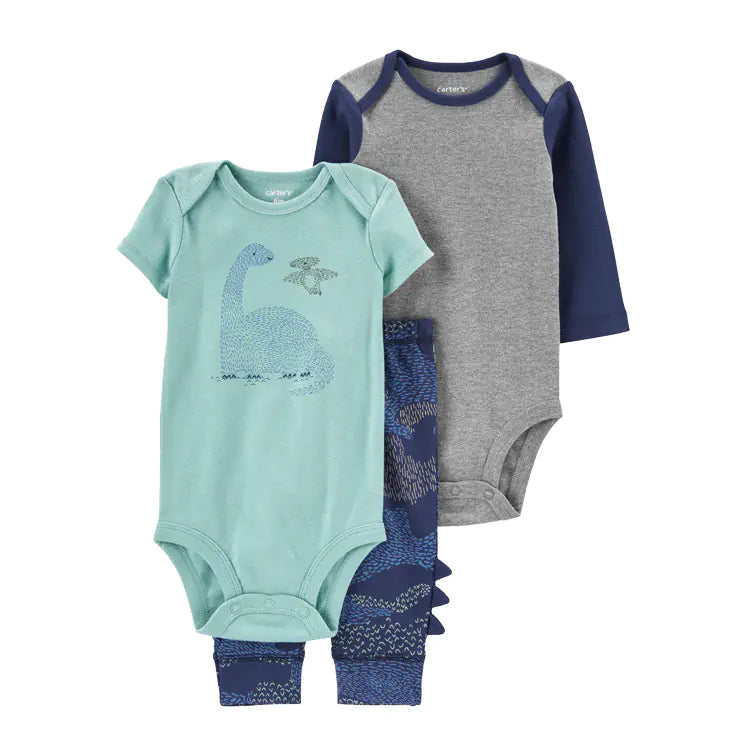 Spring Autumn Baby Clothing Set - 3 Pieces for Infants