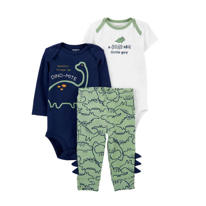 Spring Autumn Baby Clothing Set - 3 Pieces for Infants