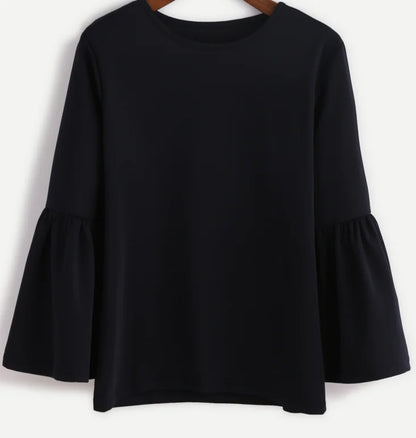 Summer New Women's Plus Size Long Sleeve Tops